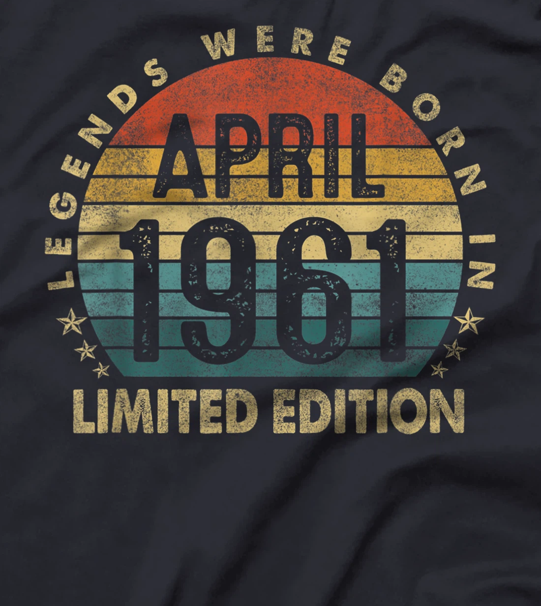 Gift 60 Years Old Legends April 1961 60th Birthday Gifts T-Shirt