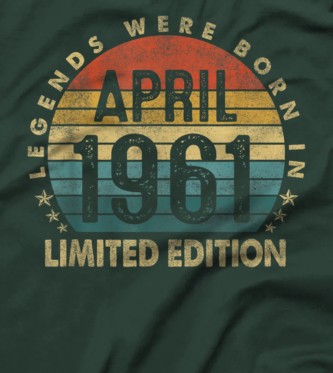 Gift 60 Years Old Legends April 1961 60th Birthday Gifts T-Shirt
