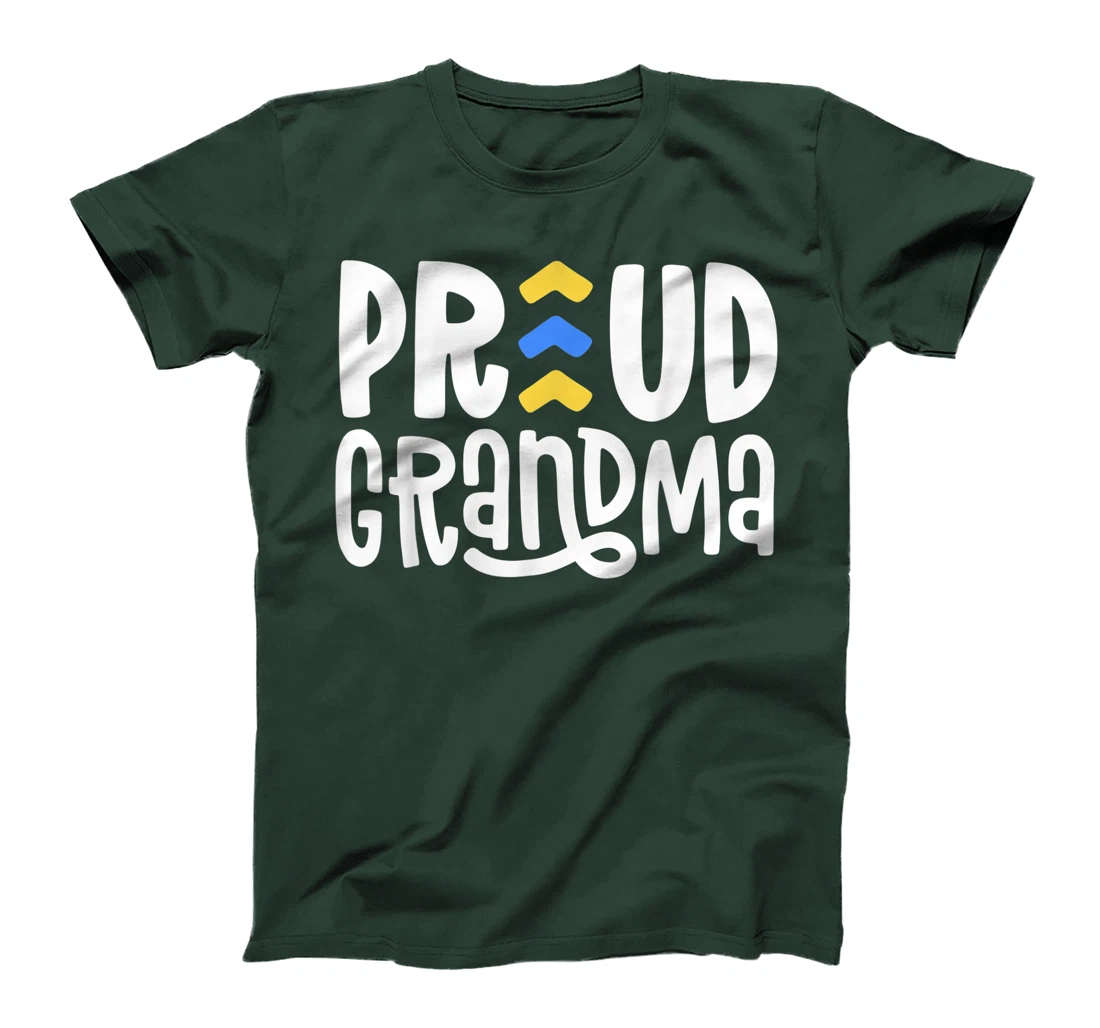 Down Syndrome Shirts Grandma Awareness Gift Lucky Arrows T-Shirt