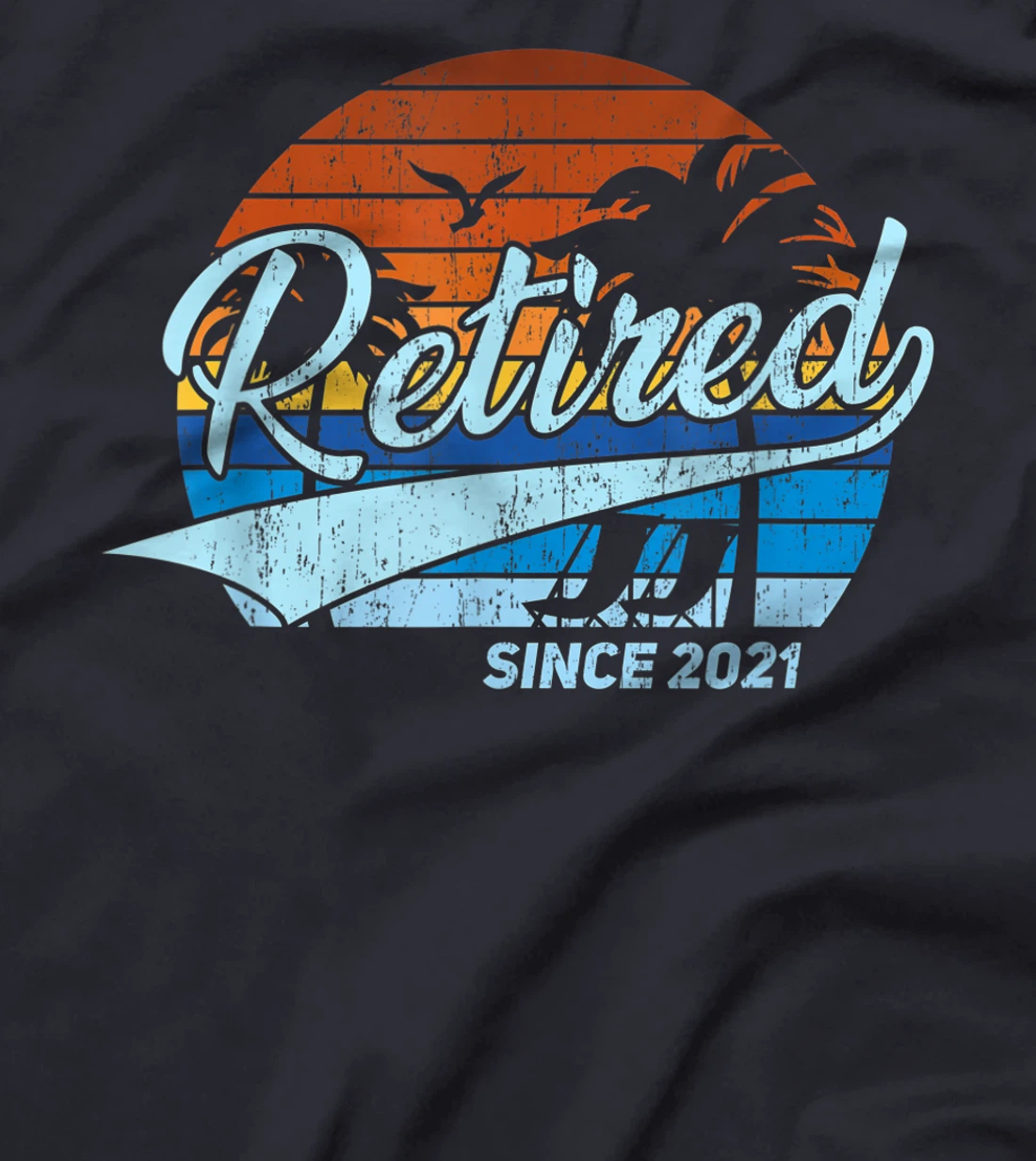 Vintage Sun Island Retired Since 2021 Graphic T-Shirt