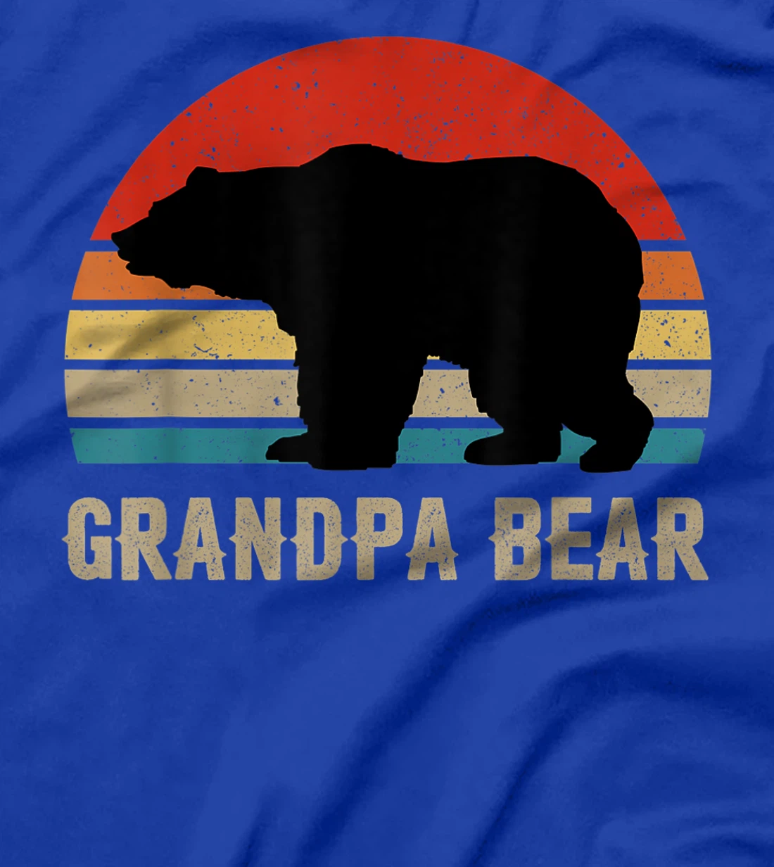 Funny Grandpa Bear Dad Fathers Day Dad Daddy Bear T-Shirt