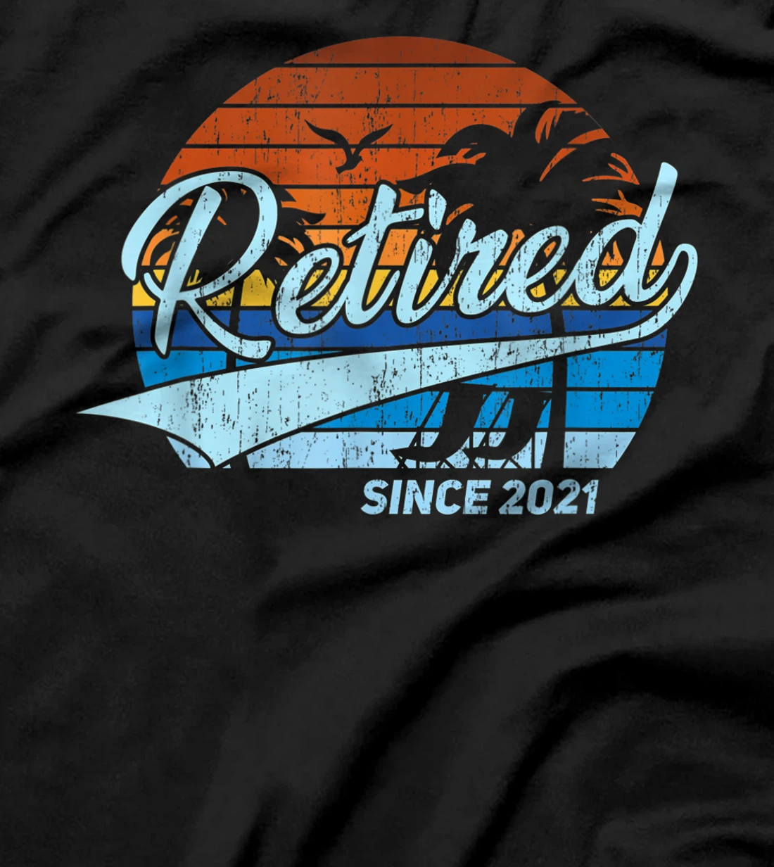 Vintage Sun Island Retired Since 2021 Graphic T-Shirt