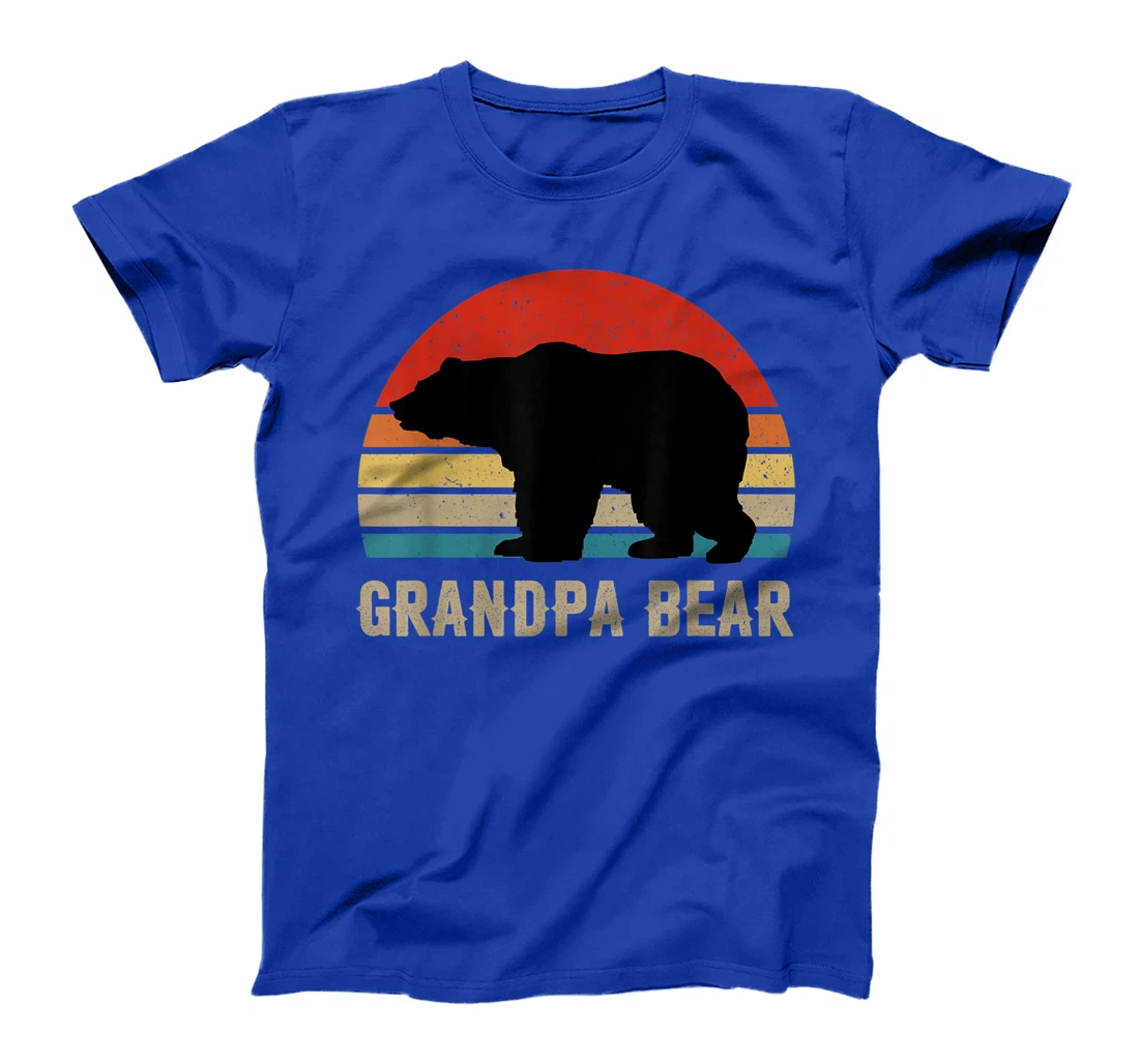 Funny Grandpa Bear Dad Fathers Day Dad Daddy Bear T-Shirt