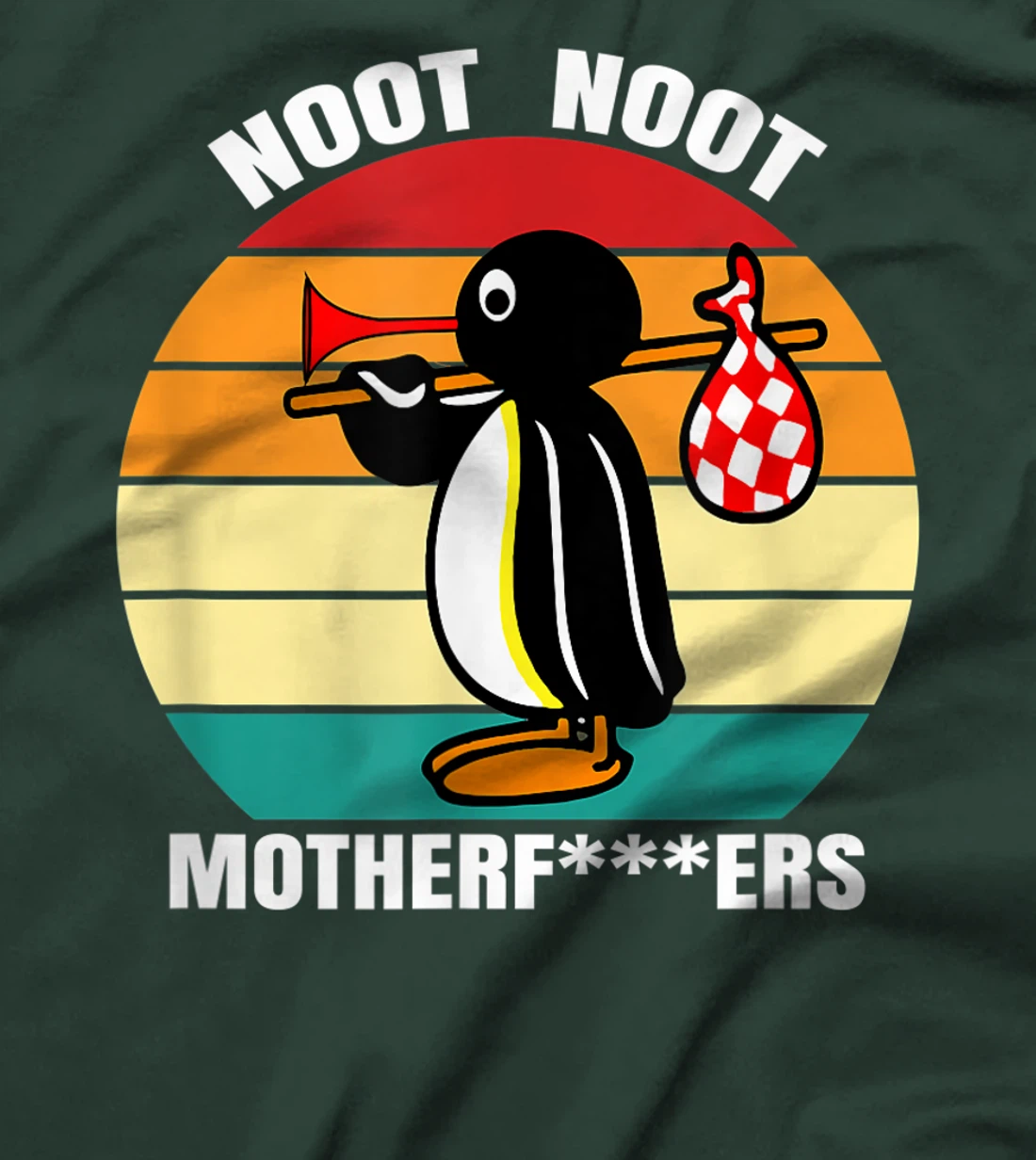 Pingu Penguin Noot Noot Mother Vintage Gift Idea T-Shirt