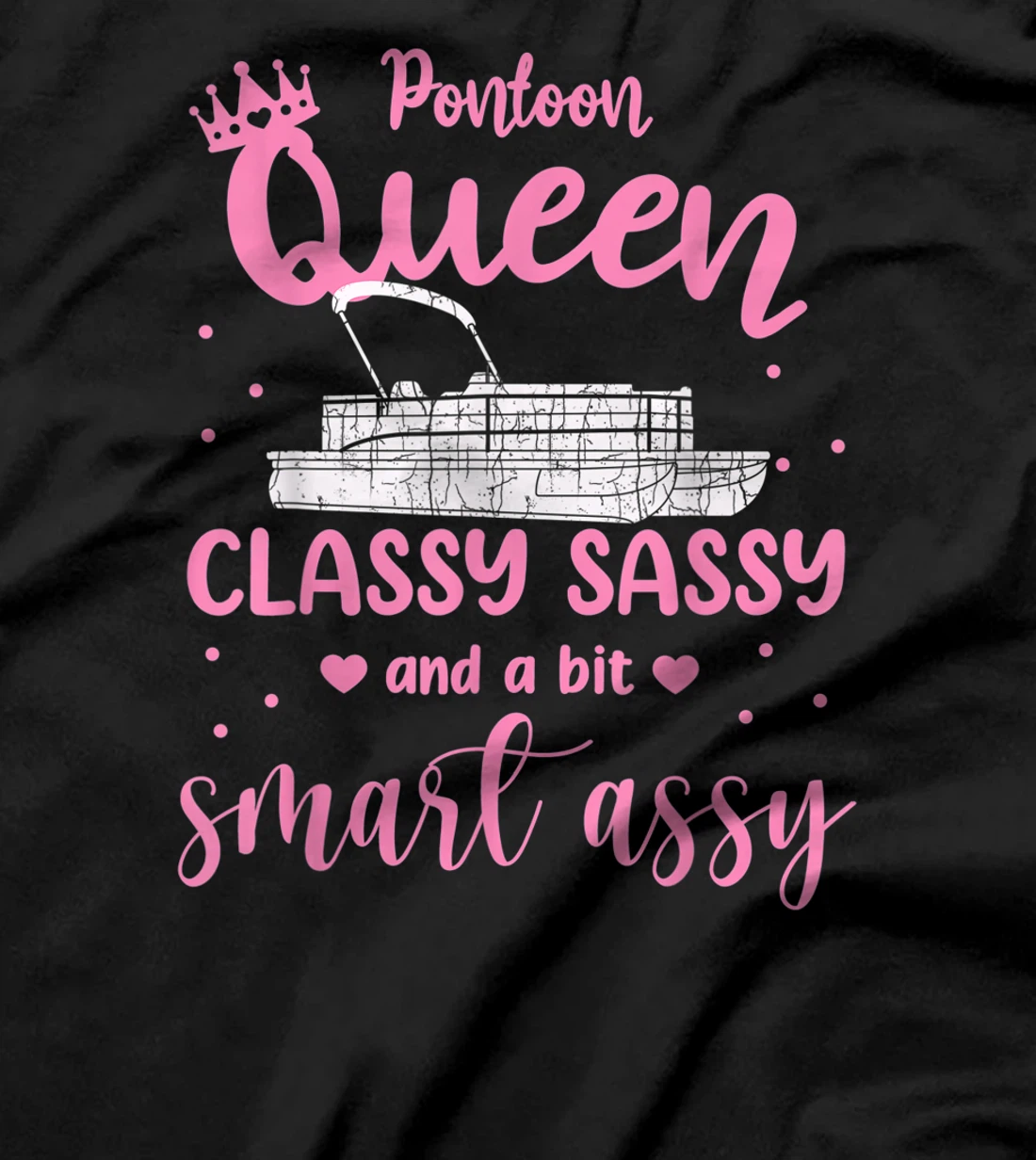 Pontoon Queen T Shirt For Women Pontoon Queen T-Shirt