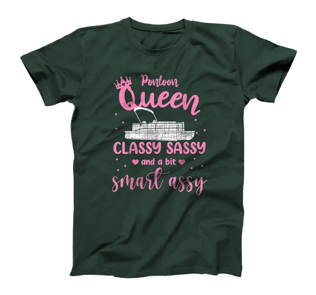 Pontoon Queen T Shirt For Women Pontoon Queen T-Shirt