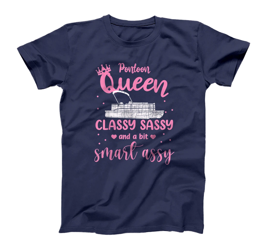 Pontoon Queen T Shirt For Women Pontoon Queen T-Shirt