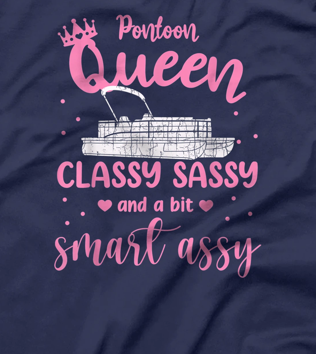 Pontoon Queen T Shirt For Women Pontoon Queen T-Shirt