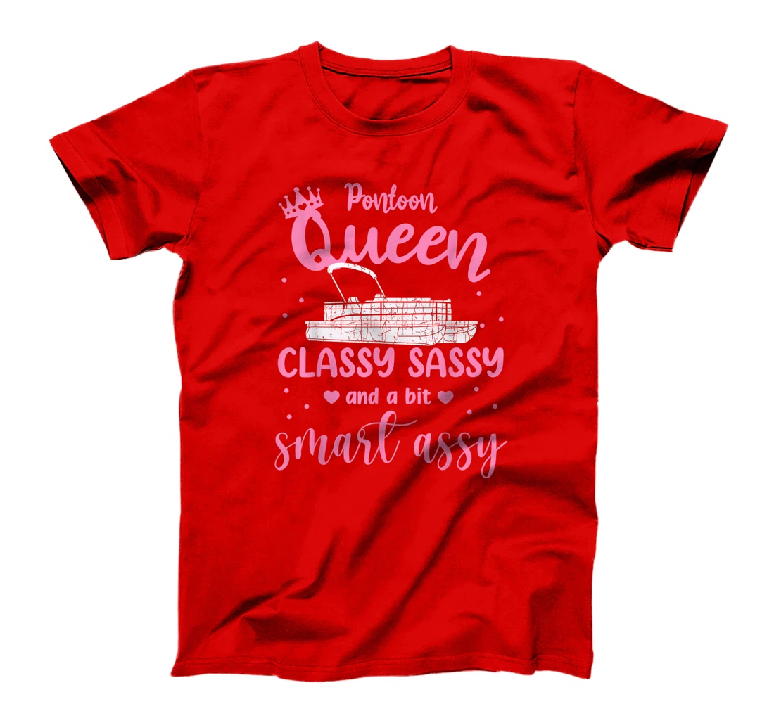 Pontoon Queen T Shirt For Women Pontoon Queen T-Shirt