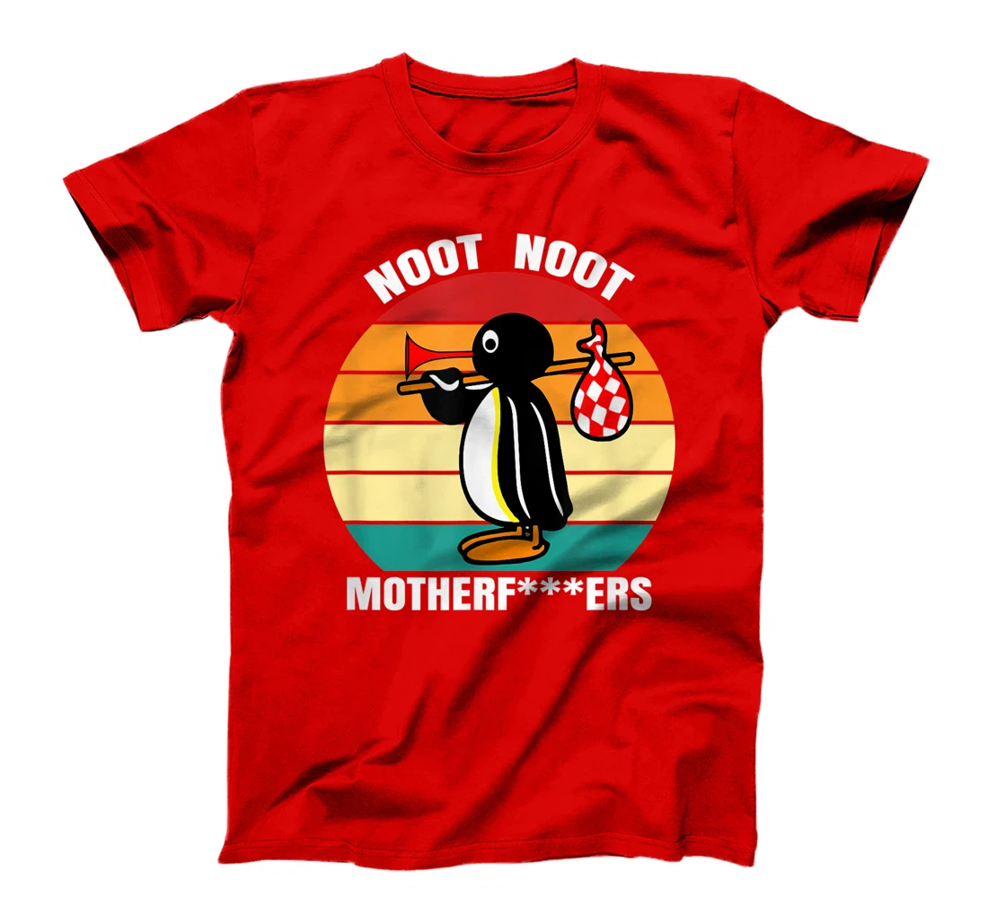 Pingu Penguin Noot Noot Mother Vintage Gift Idea T-Shirt