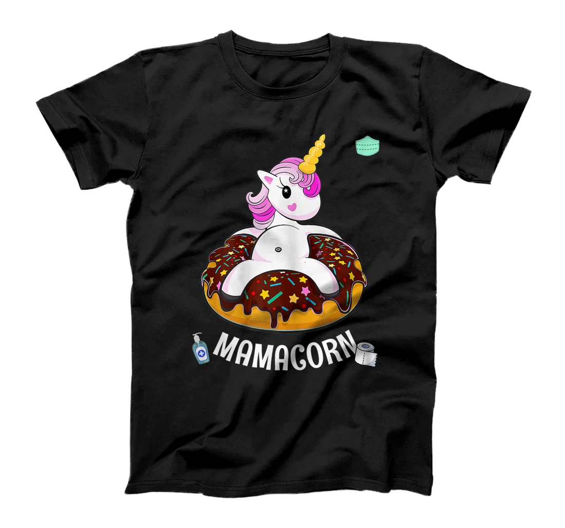 Womens Sweet & Cute Unicorn Donut Shirt T-Shirt