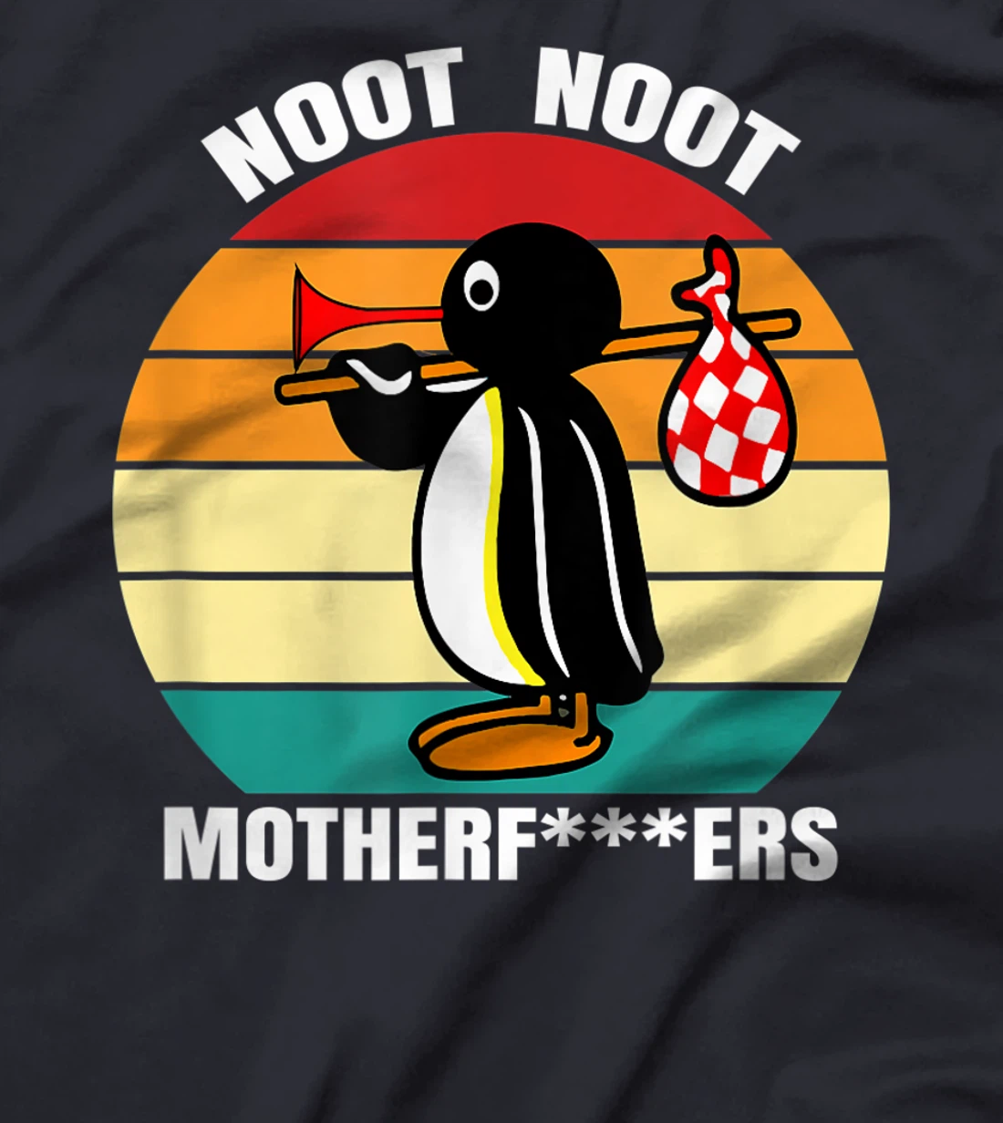 Pingu Penguin Noot Noot Mother Vintage Gift Idea T-Shirt