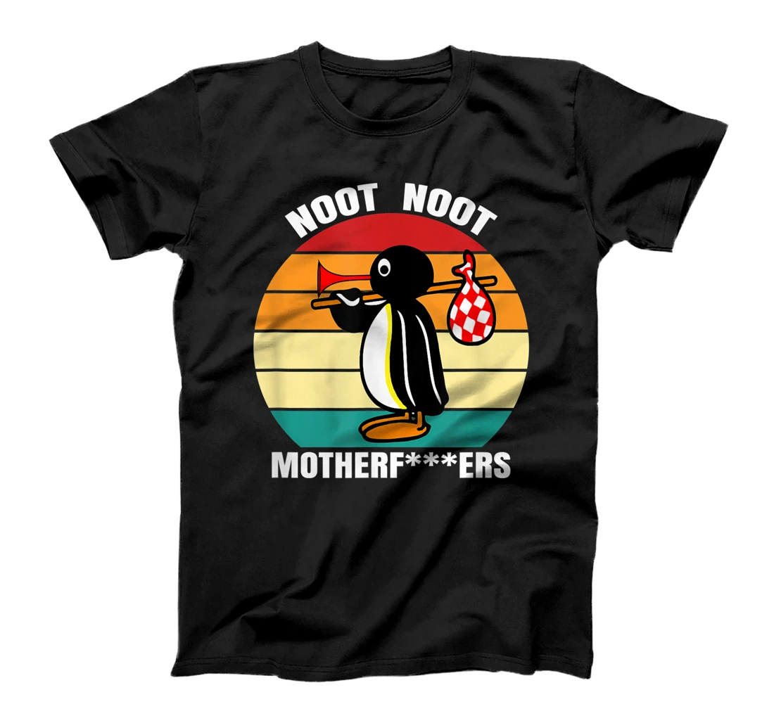 Pingu Penguin Noot Noot Mother Vintage Gift Idea T-Shirt