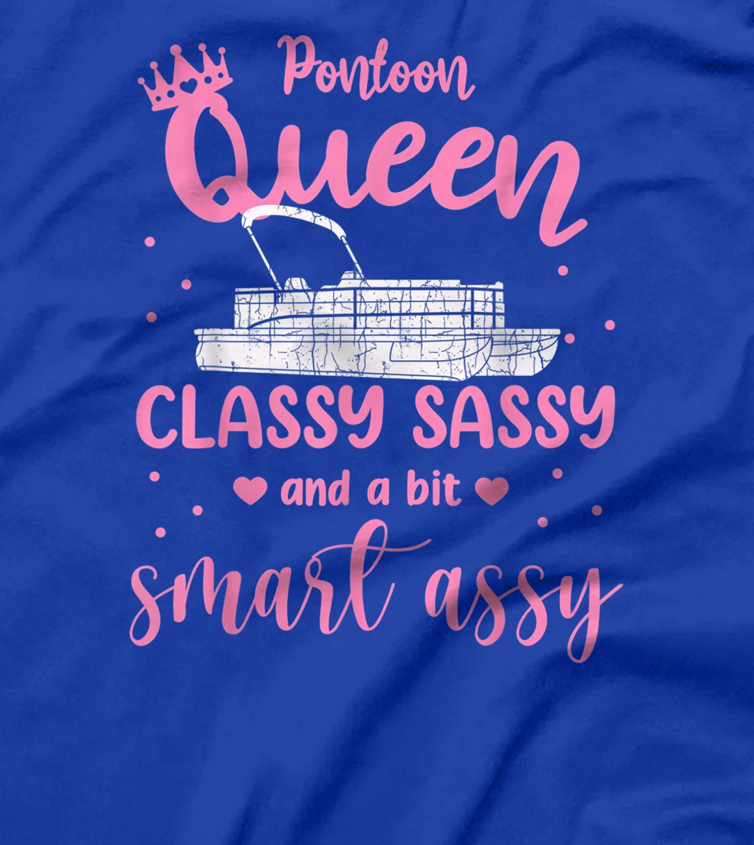Pontoon Queen T Shirt For Women Pontoon Queen T-Shirt