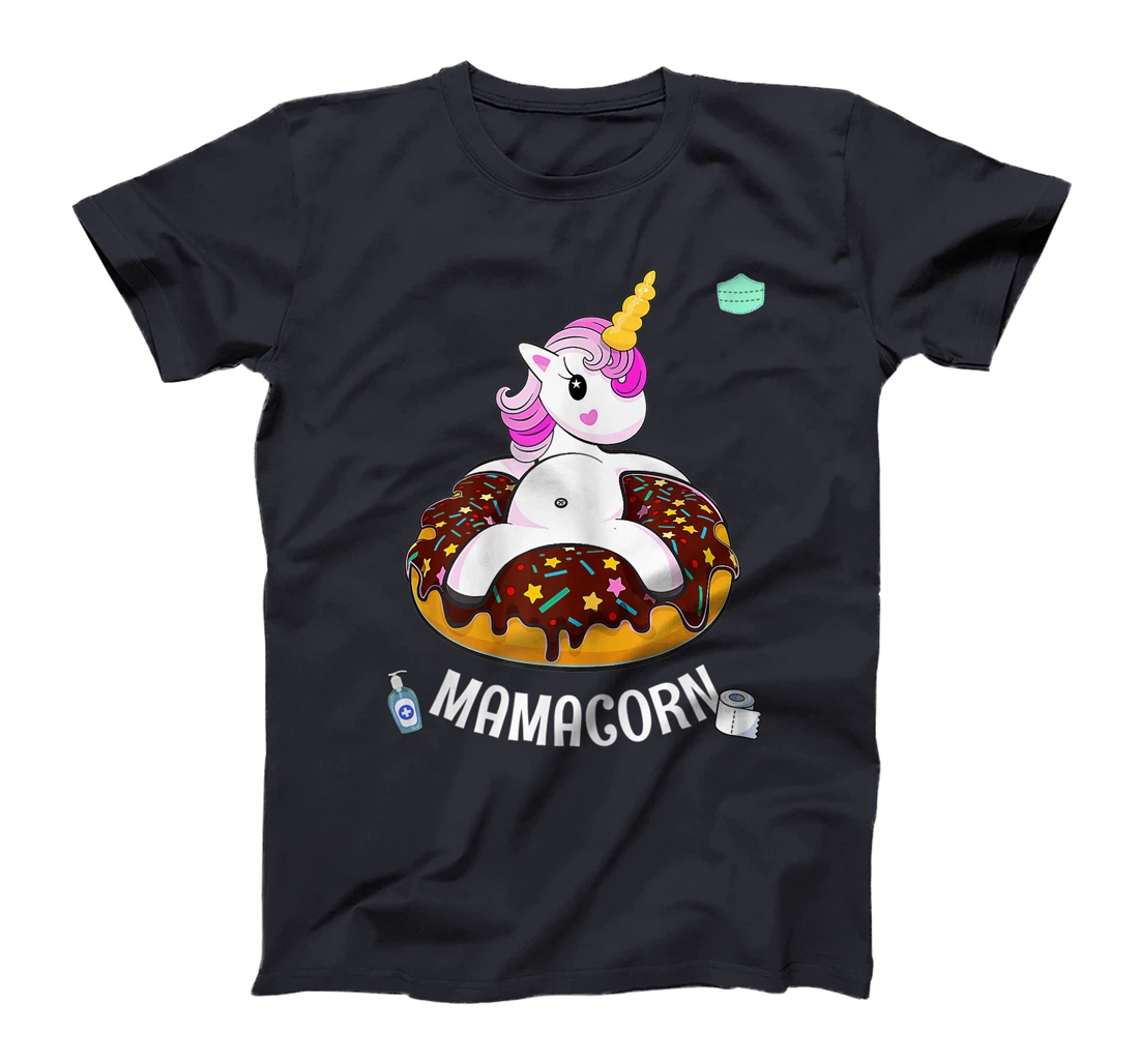 Womens Sweet & Cute Unicorn Donut Shirt T-Shirt