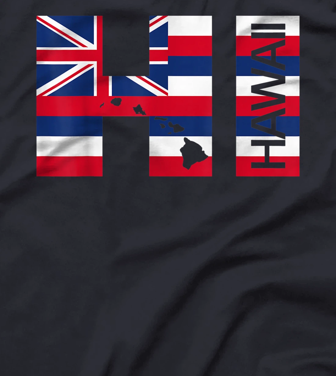 Hawaiian Islands Hawaiian Flag T-Shirt