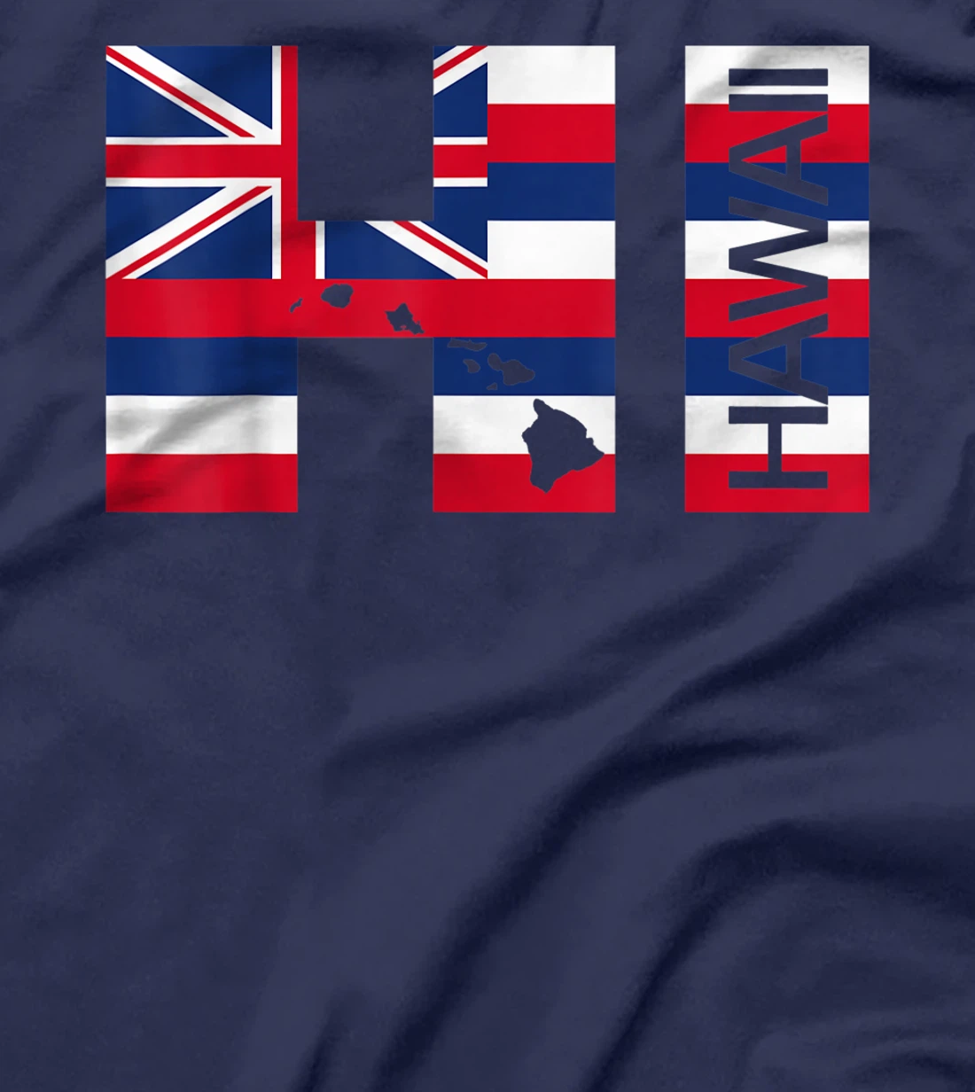 Hawaiian Islands Hawaiian Flag T-Shirt