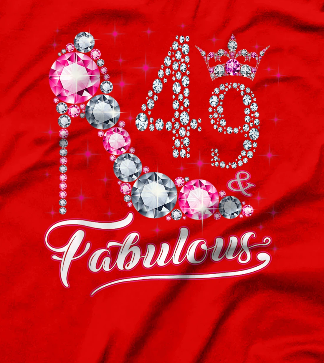 49 And & Fabulous 1972 49Th Birthday Gift Tee For Womens T-Shirt