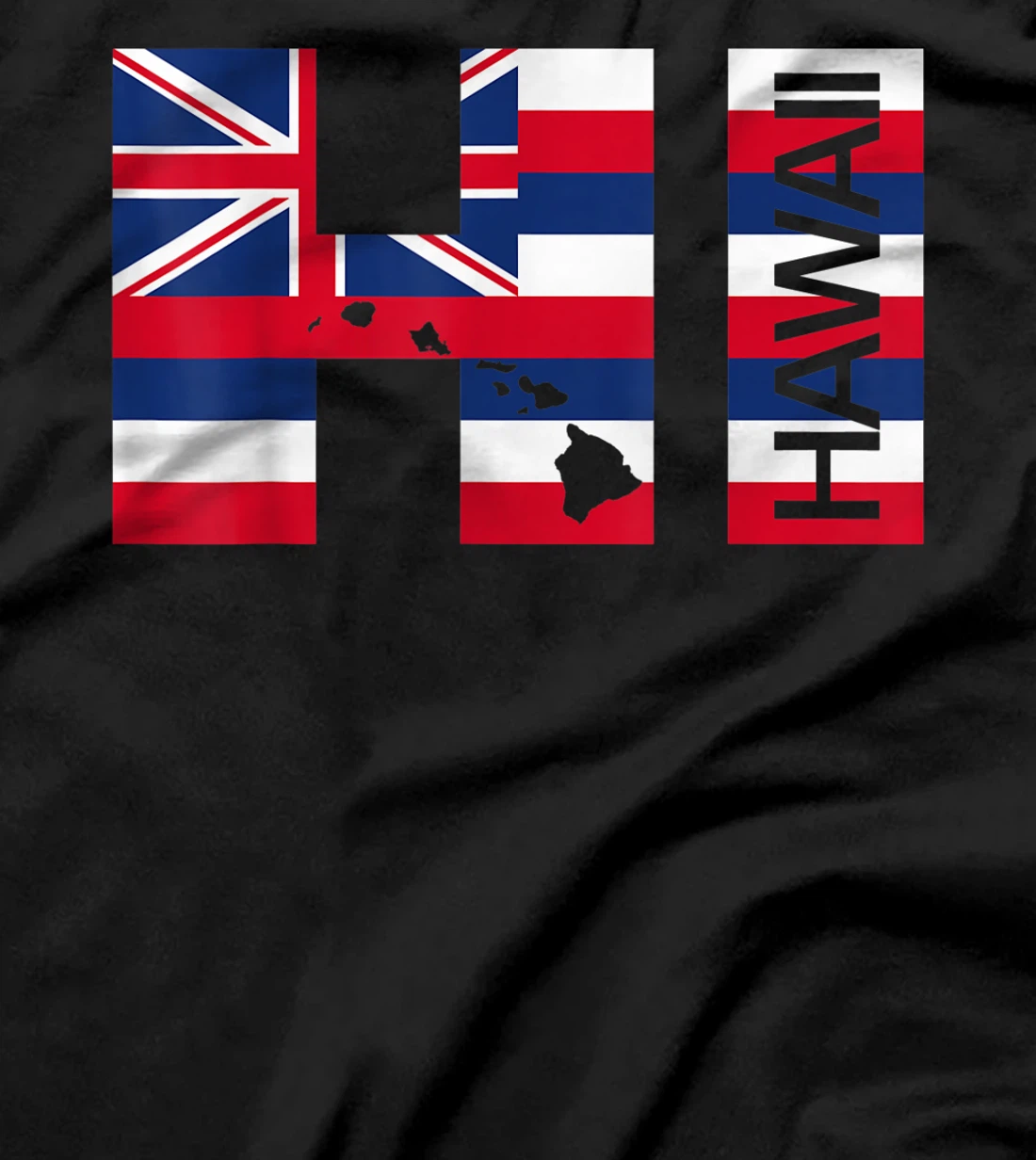 Hawaiian Islands Hawaiian Flag T-Shirt