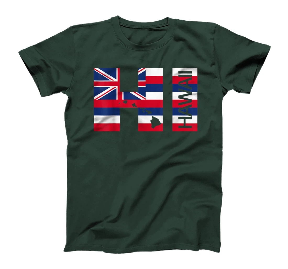 Hawaiian Islands Hawaiian Flag T-Shirt