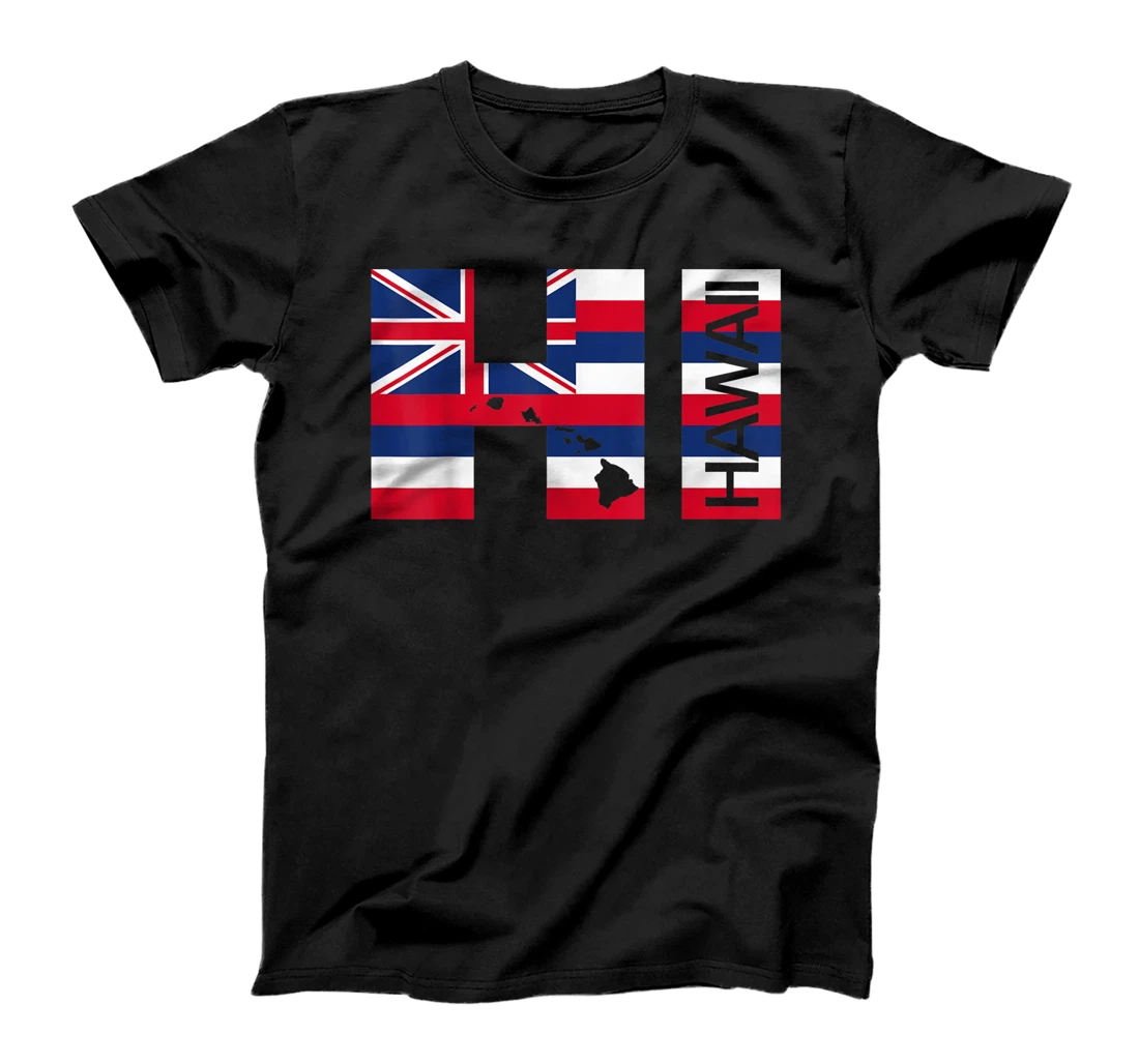 Hawaiian Islands Hawaiian Flag T-Shirt