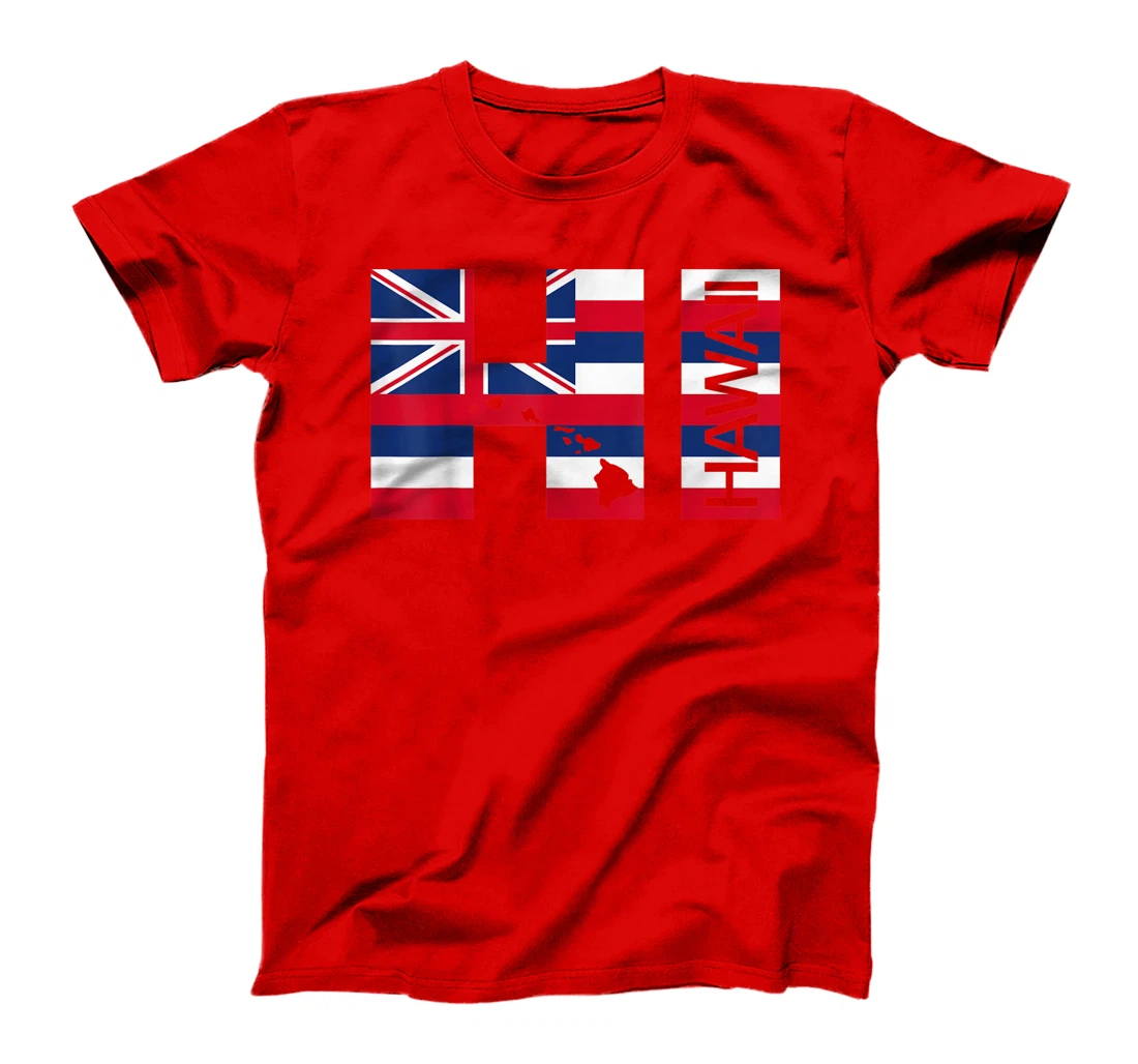 Hawaiian Islands Hawaiian Flag T-Shirt