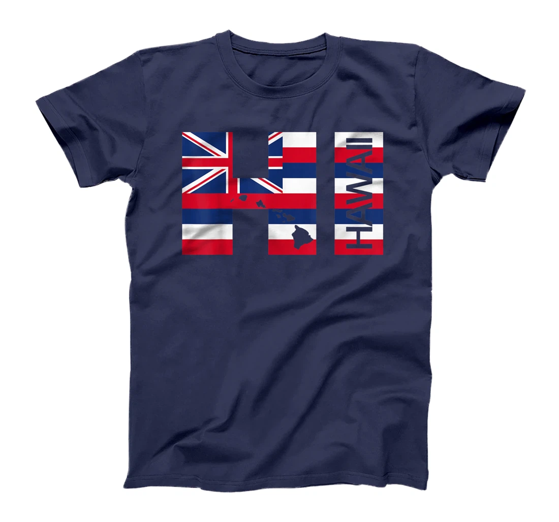 Hawaiian Islands Hawaiian Flag T-Shirt