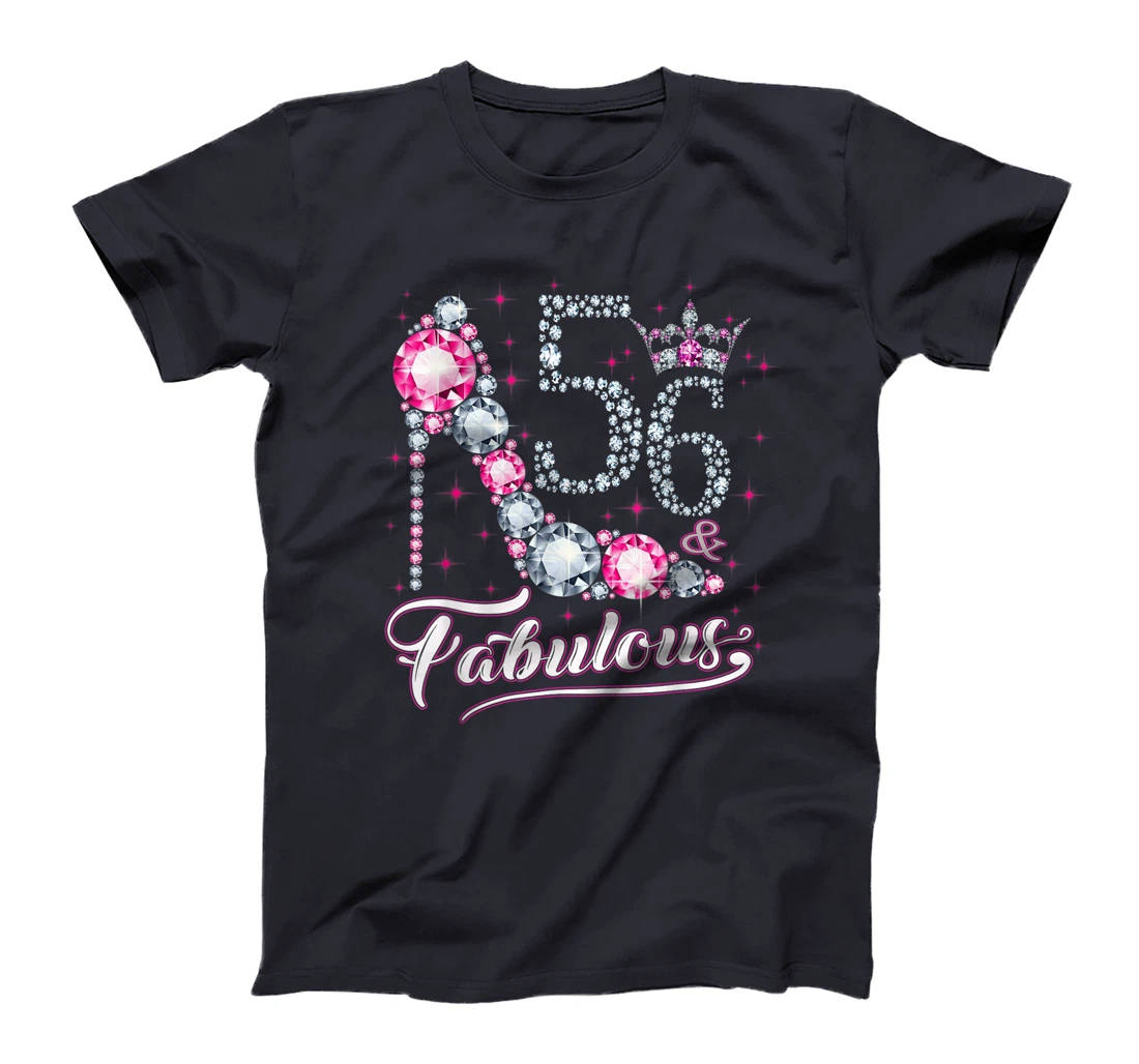 56 And & Fabulous 1965 56Th Birthday Gift Tee For Womens T-Shirt