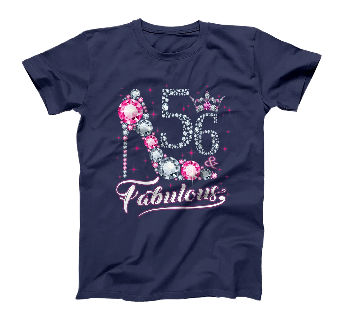 56 And & Fabulous 1965 56Th Birthday Gift Tee For Womens T-Shirt