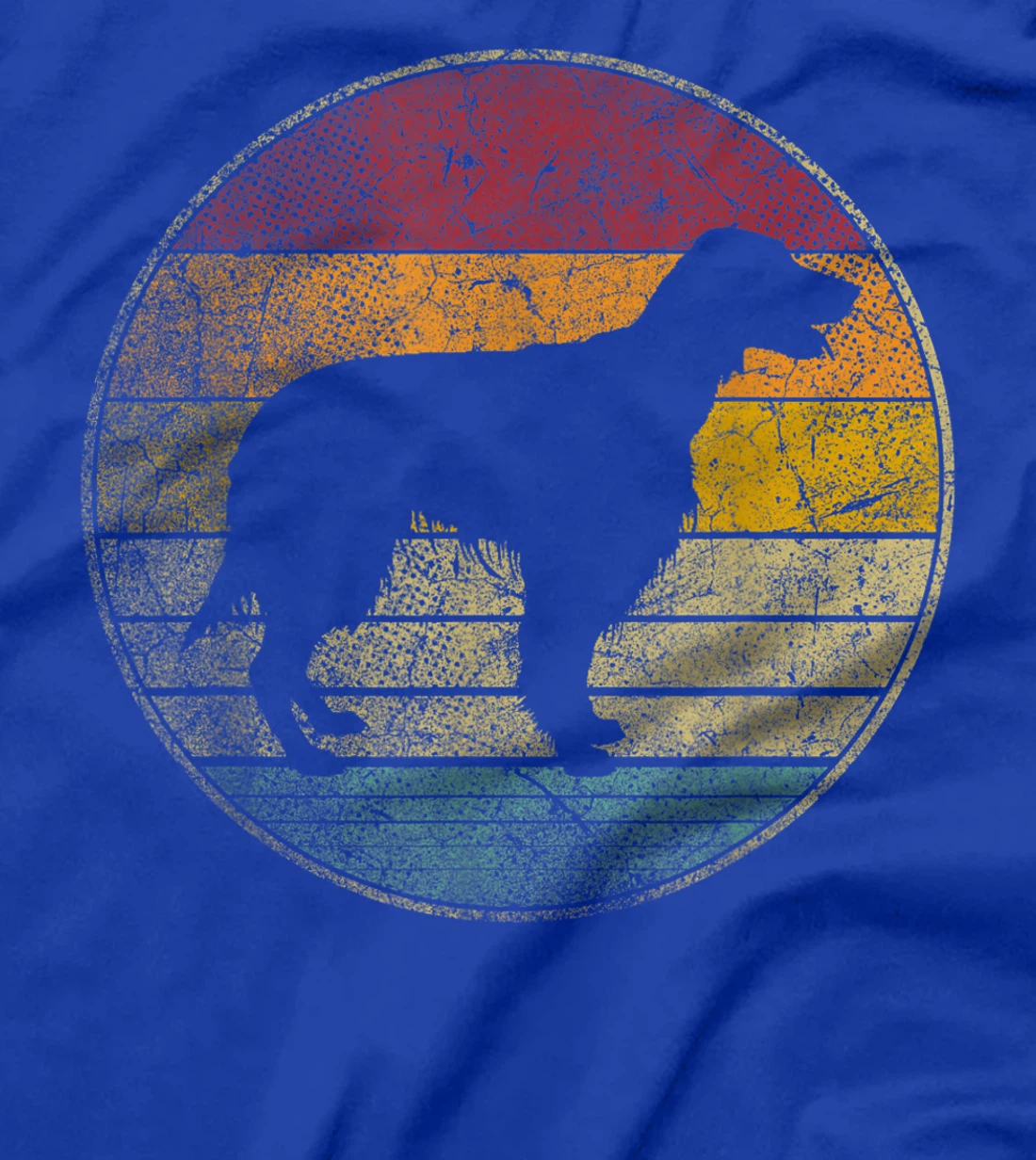 Irish Setter Dog Vintage Retro Style Distressed Silhouette T-Shirt