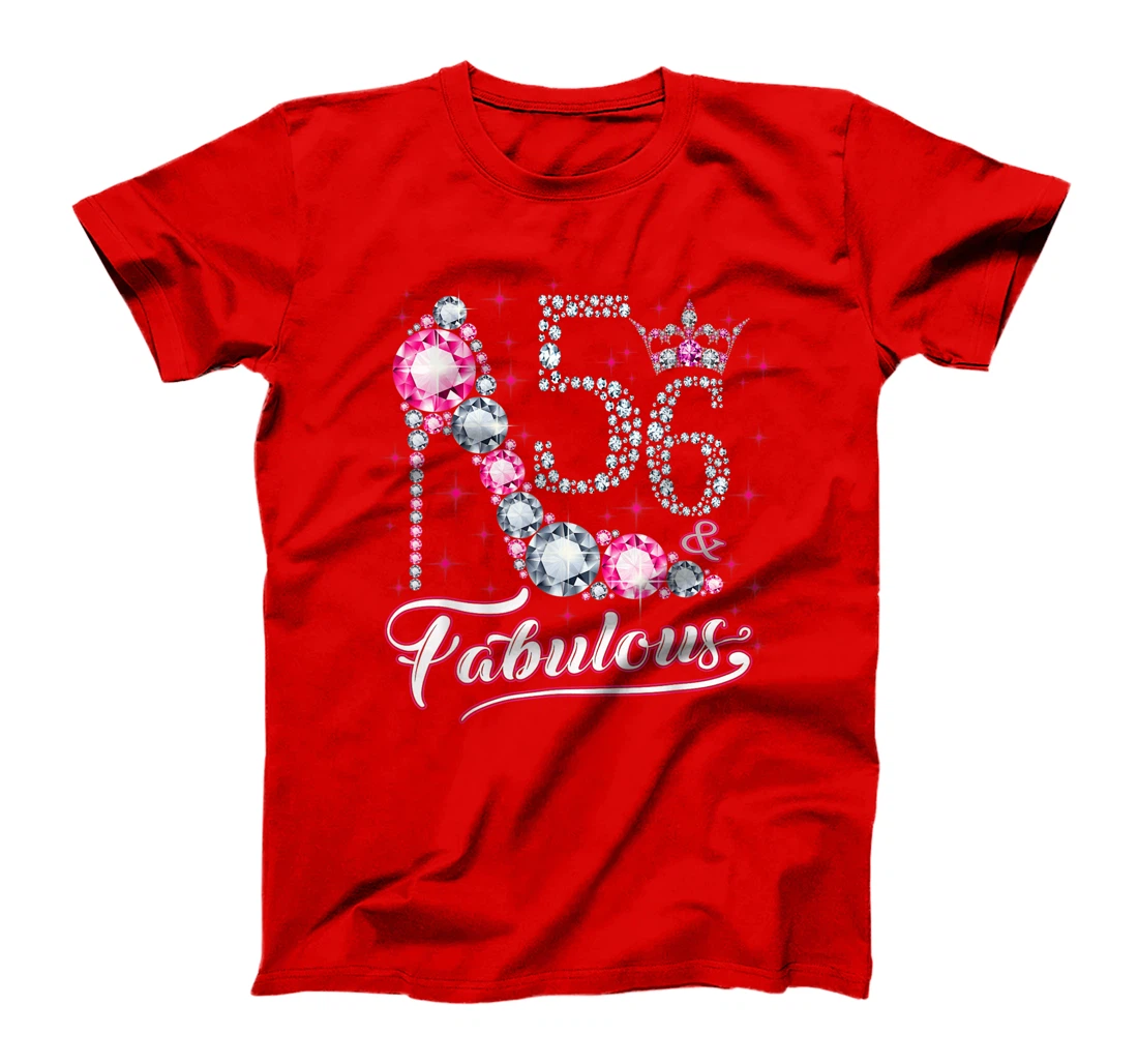 56 And & Fabulous 1965 56Th Birthday Gift Tee For Womens T-Shirt