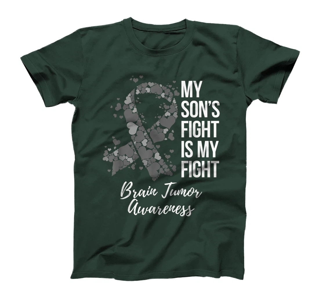 My Son’s Fight Is My Fight Brain Tumor Awareness T-Shirt