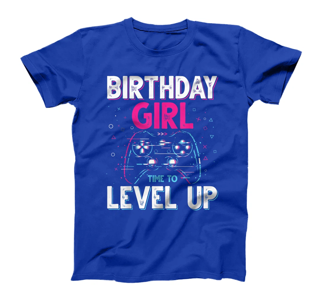 Birthday Girl Time to Level Up Video Game Birthday Gift Girl T-Shirt