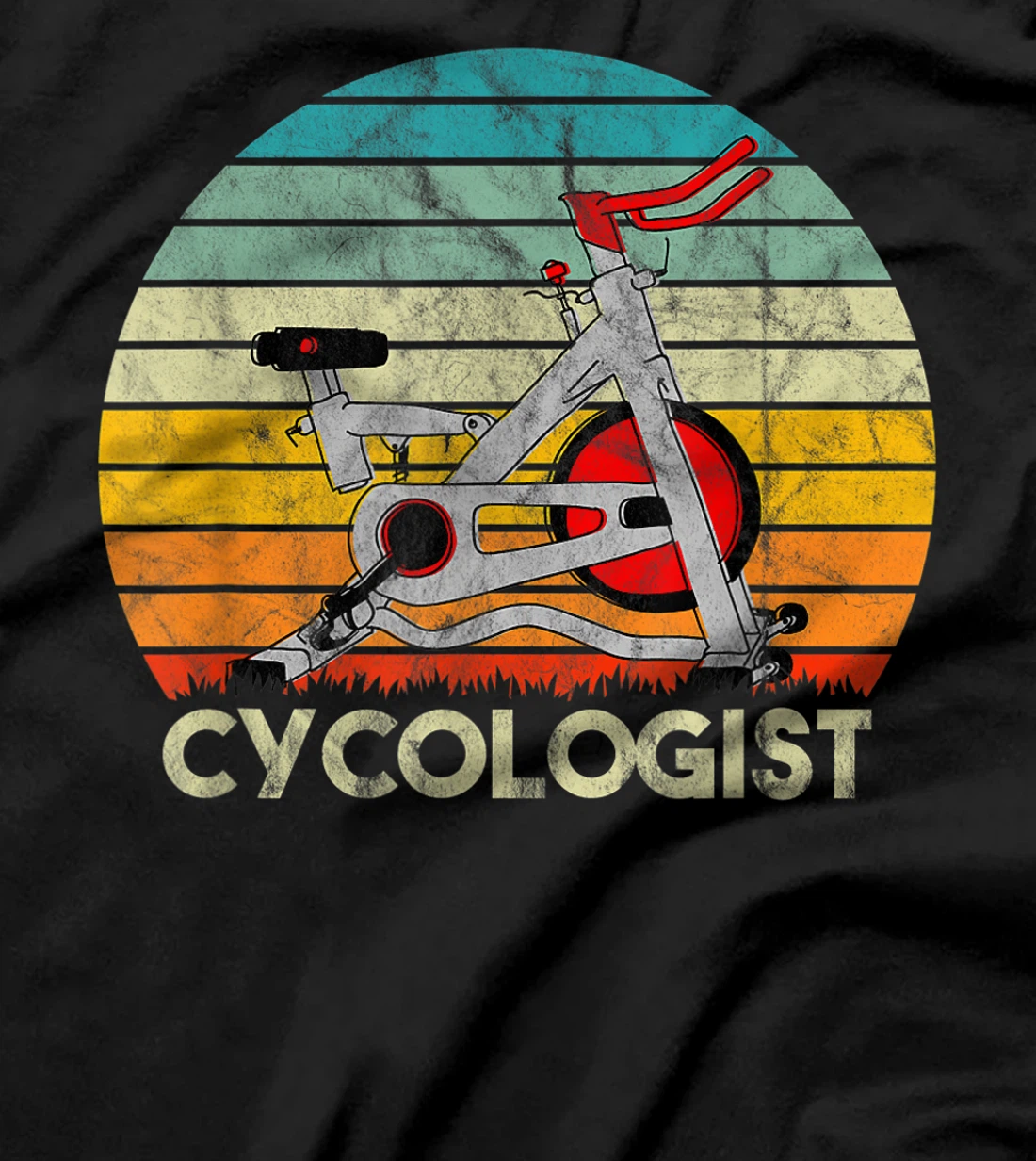 Cycologist Tshirt Indoor Cycling Bike Stationary Exercise T-Shirt