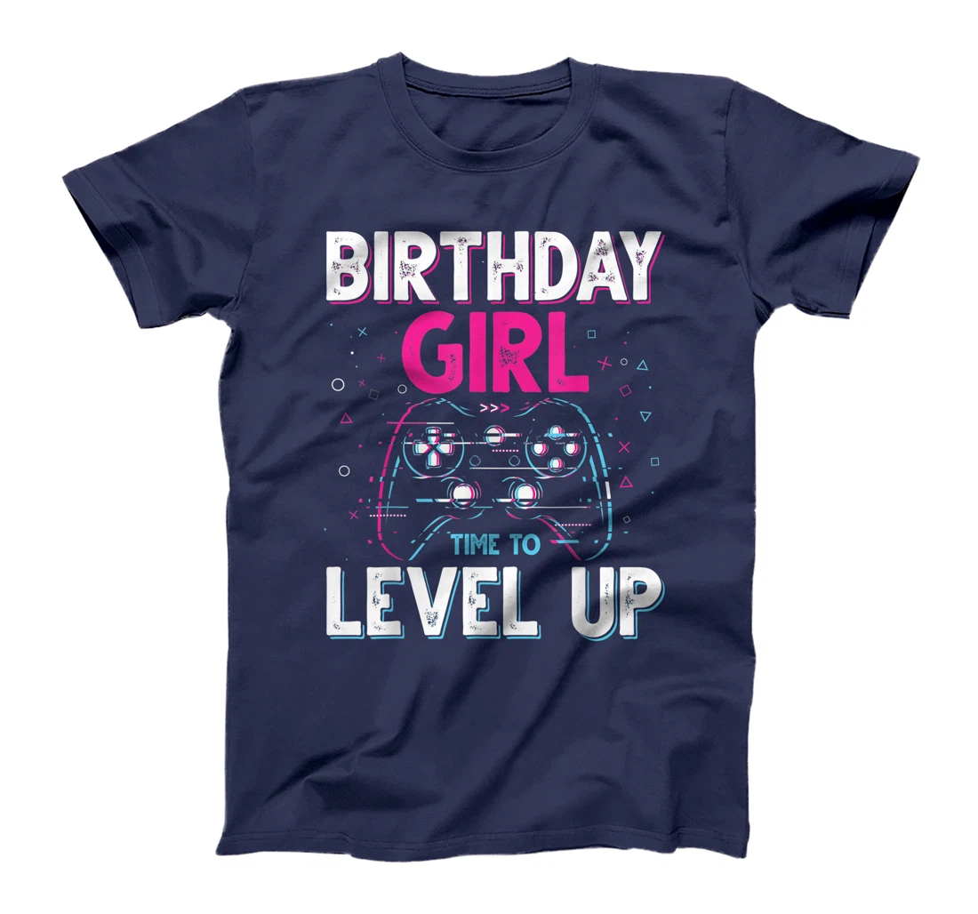Birthday Girl Time to Level Up Video Game Birthday Gift Girl T-Shirt