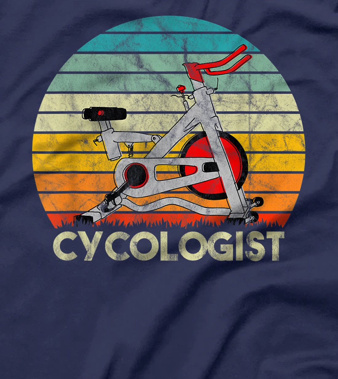 Cycologist Tshirt Indoor Cycling Bike Stationary Exercise T-Shirt