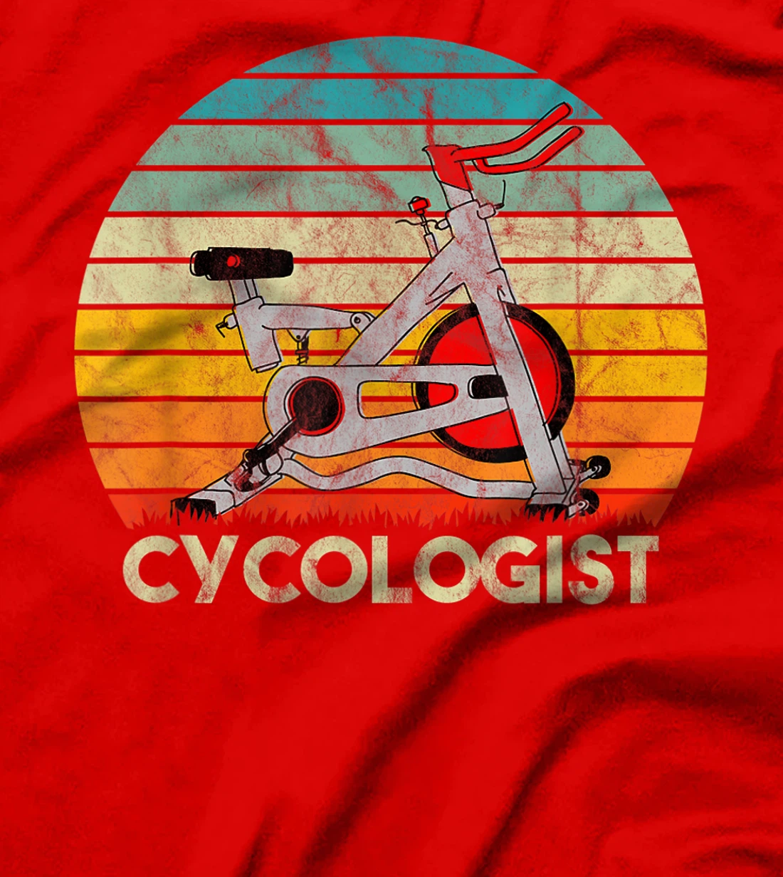 Cycologist Tshirt Indoor Cycling Bike Stationary Exercise T-Shirt