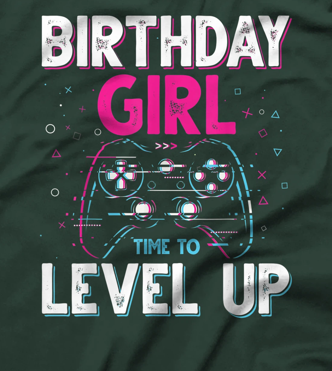 Birthday Girl Time to Level Up Video Game Birthday Gift Girl T-Shirt