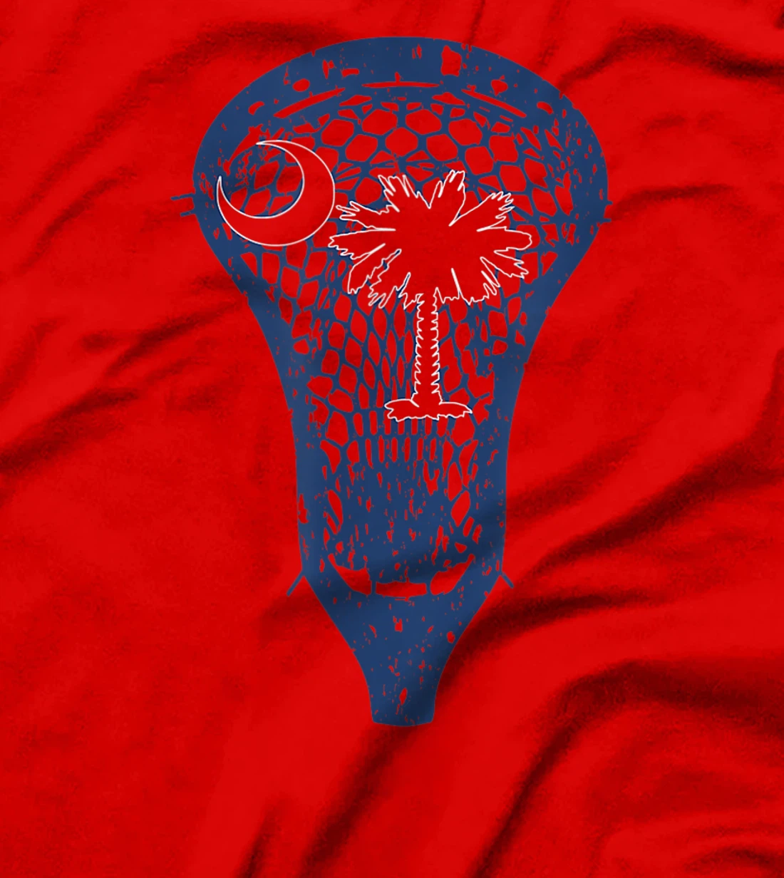 South Carolina Lacrosse Stick S.C. LAX Team Dad Coach Gift T-Shirt