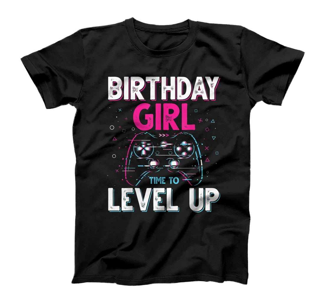 Birthday Girl Time to Level Up Video Game Birthday Gift Girl T-Shirt