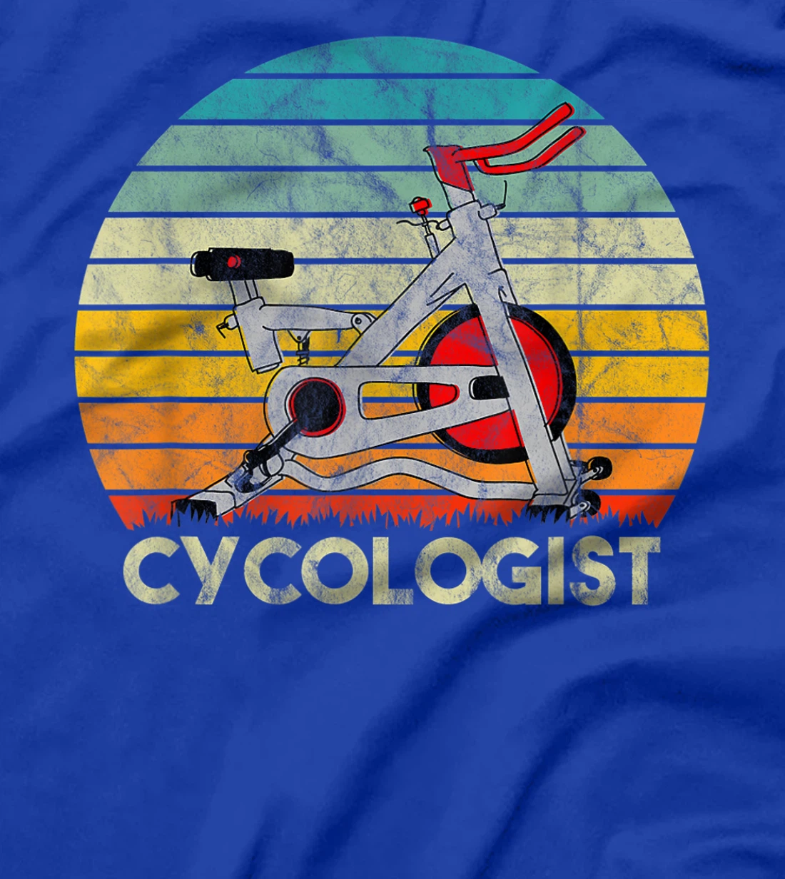 Cycologist Tshirt Indoor Cycling Bike Stationary Exercise T-Shirt