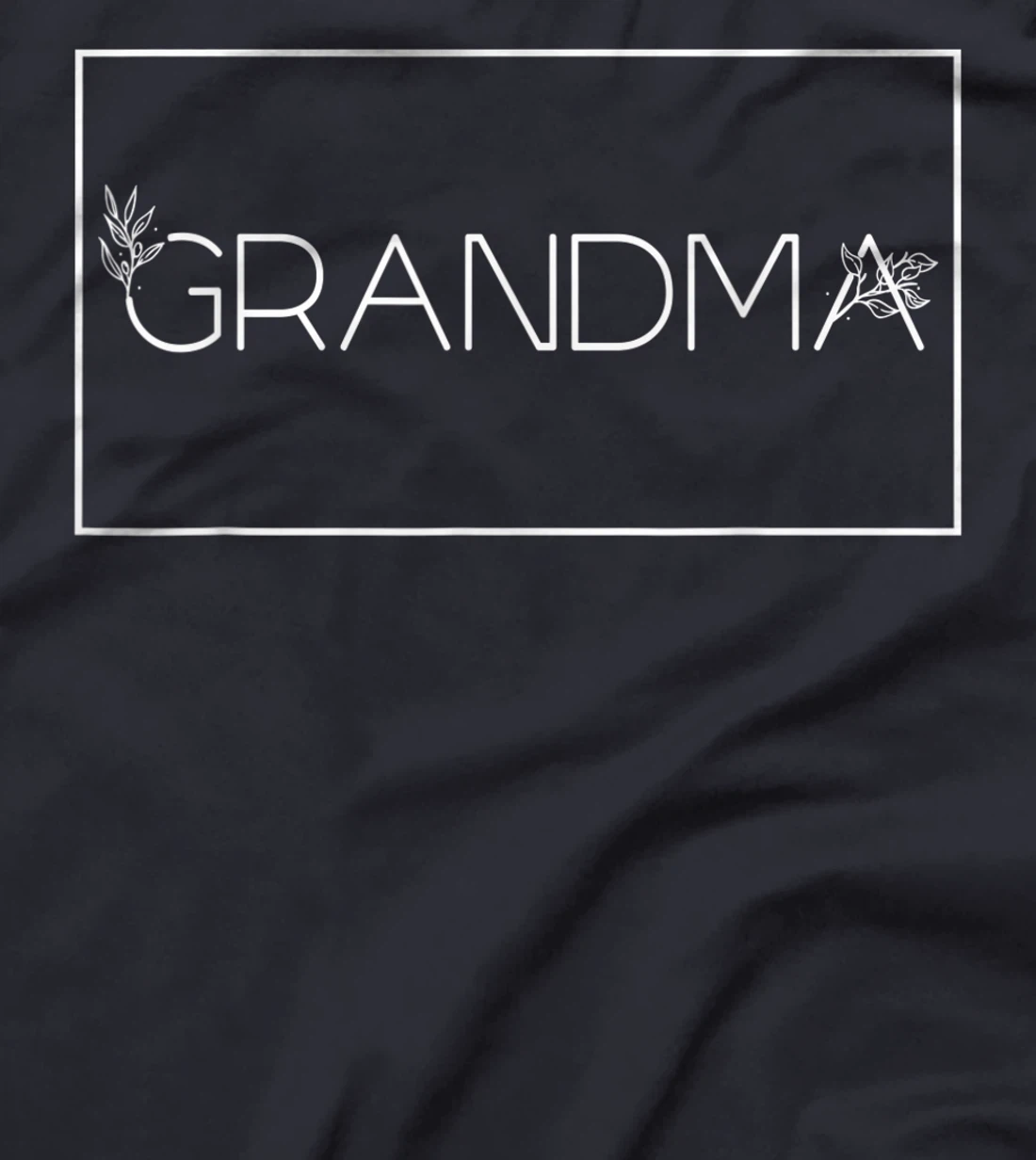 Cute Grandma Shirt Floral Mother Day 2021 Square Grandma T-Shirt
