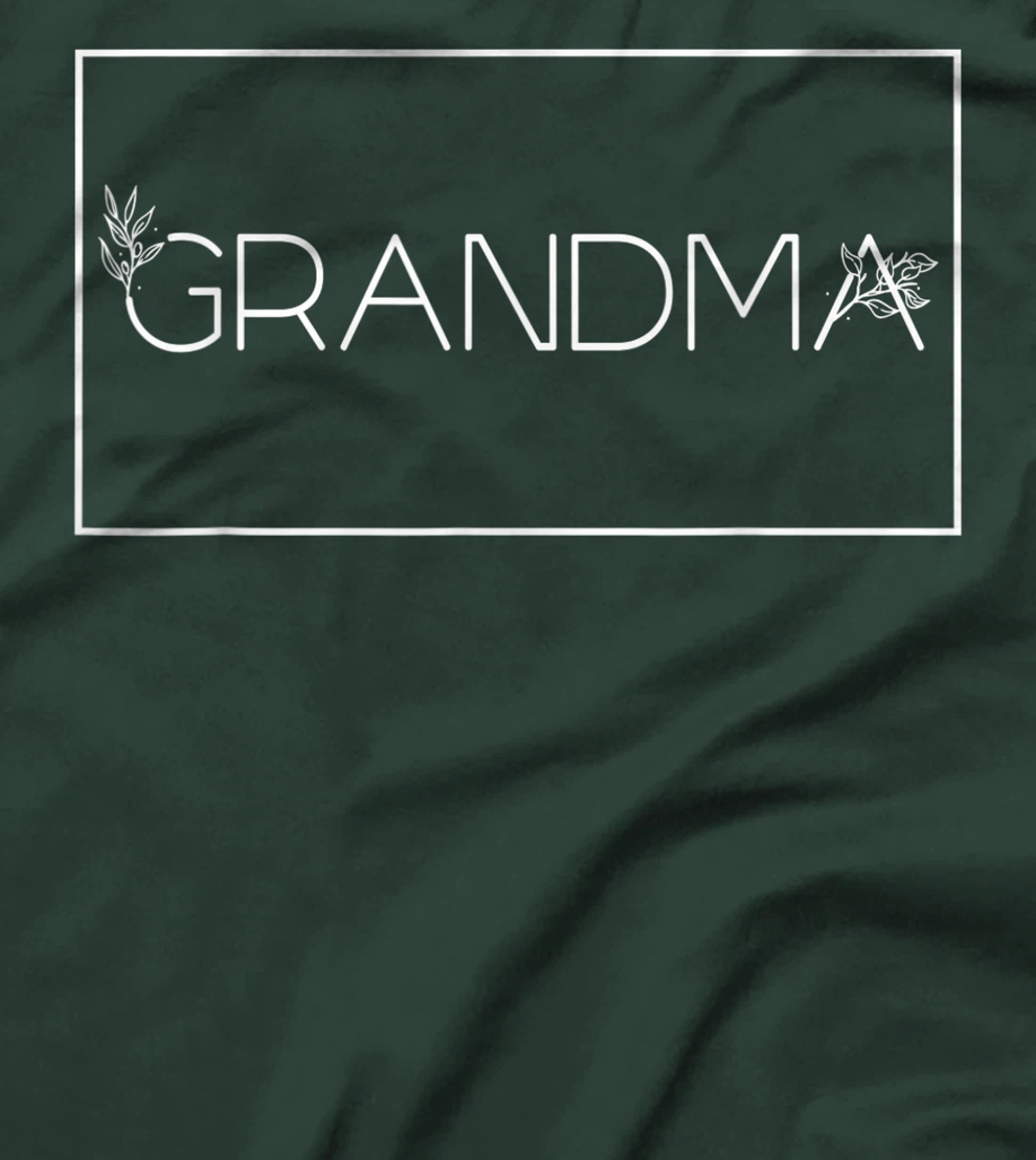 Cute Grandma Shirt Floral Mother Day 2021 Square Grandma T-Shirt