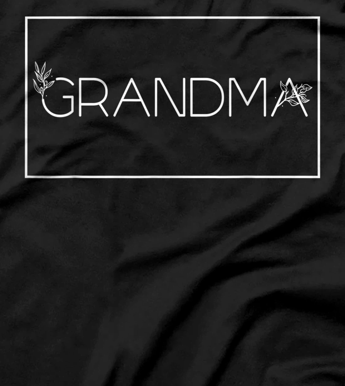 Cute Grandma Shirt Floral Mother Day 2021 Square Grandma T-Shirt