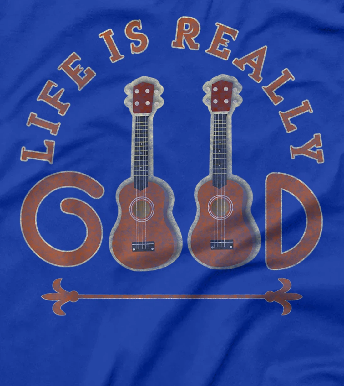 vintage Life Is Really Good Guitar T-Shirt