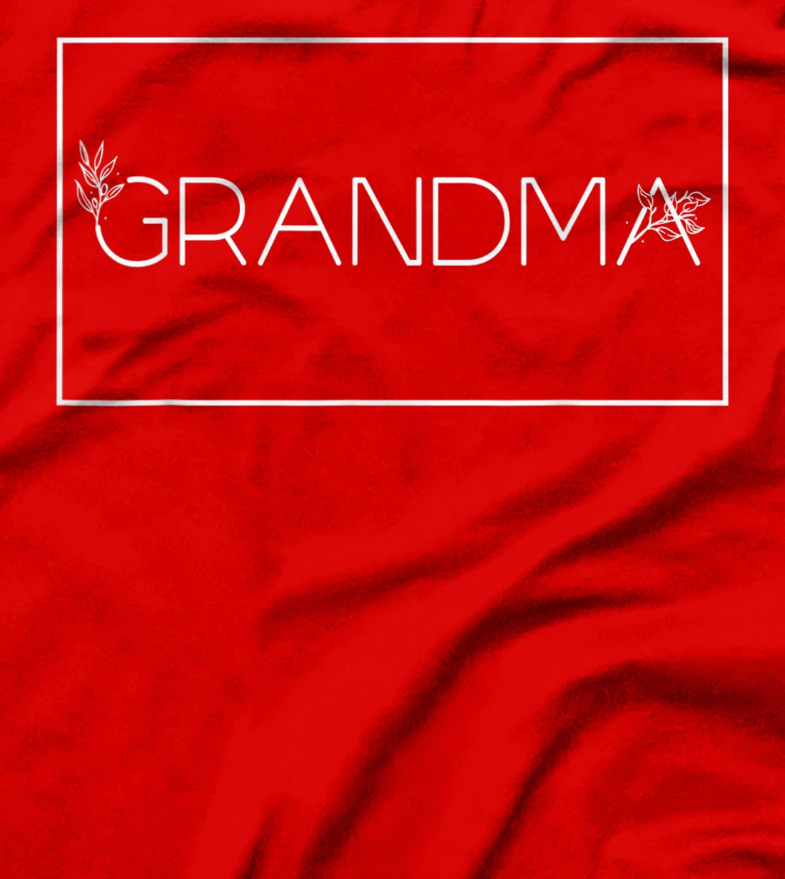 Cute Grandma Shirt Floral Mother Day 2021 Square Grandma T-Shirt