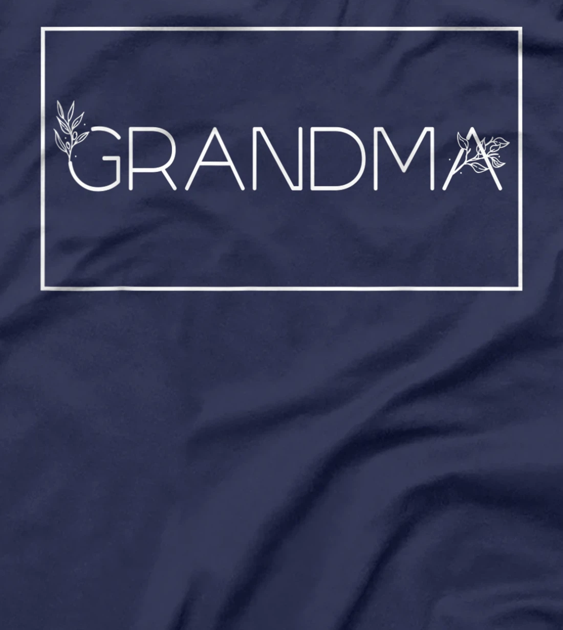 Cute Grandma Shirt Floral Mother Day 2021 Square Grandma T-Shirt