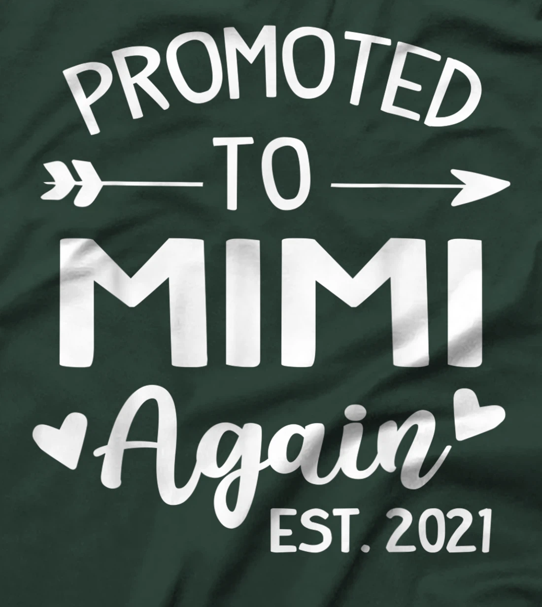 Promoted To Mimi Again Est 2021 Grandma T-Shirt