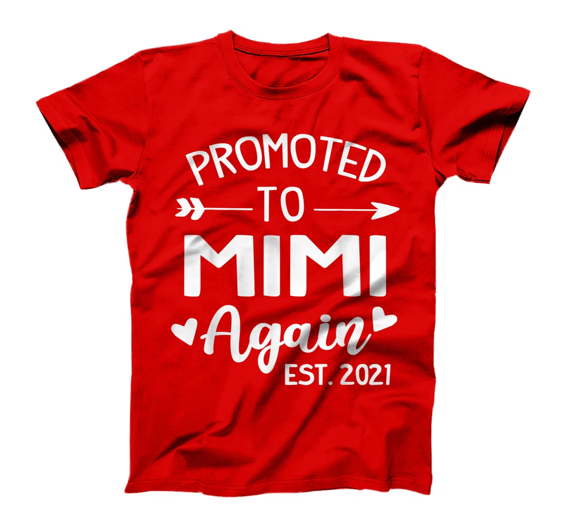 Promoted To Mimi Again Est 2021 Grandma T-Shirt