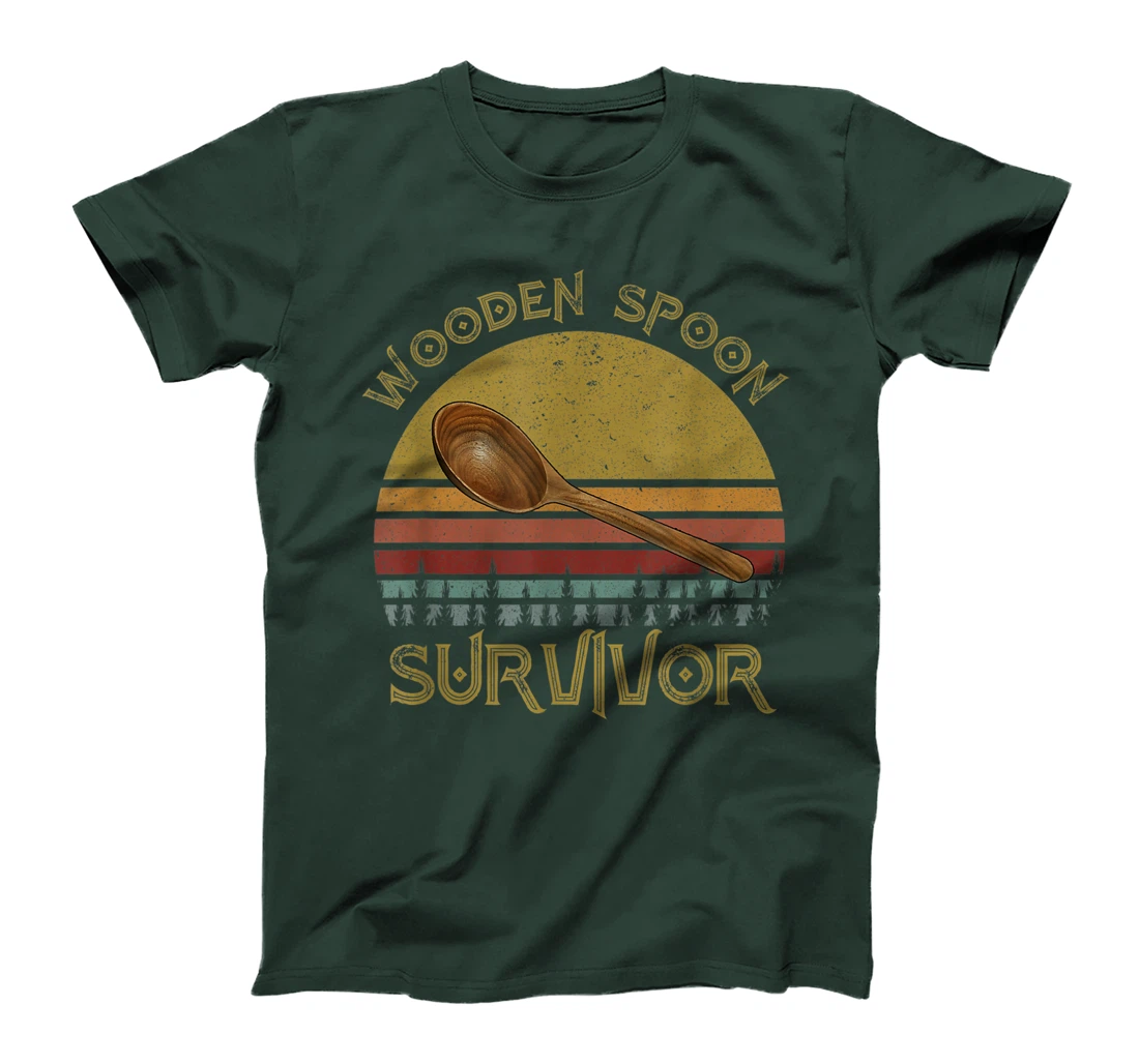 Wooden Spoon Survivor - Funny And Humor T-Shirt